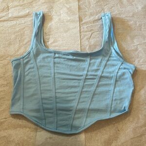 Light Blue corset top